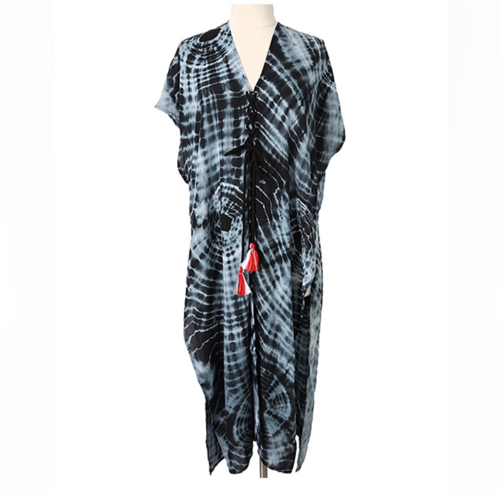 Steve Madden Tie Dye Kimono Swim Coverup. OSFM.